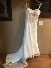 Load image into Gallery viewer, 2Be Bride &#39;Pnina Tornai Replica&#39; size 8 used wedding dress front view on hanger

