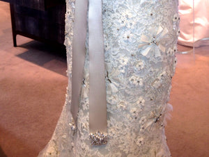 Monique Lhuillier 'Platinum Deluxe' Wedding Dress - Monique Lhuillier - Nearly Newlywed Bridal Boutique - 5
