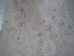 Tara Keely Style 2106 with floral embellishments - Tara Keely - Nearly Newlywed Bridal Boutique - 4