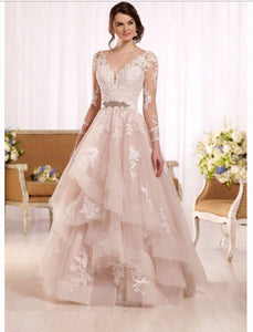 Essence of Australia '2186' size 10 new wedding dress front view on model
