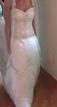 Load image into Gallery viewer, Amalia Carrara &#39;104 cp-11&#39; size 12 used wedding dress front view on bride
