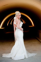 Load image into Gallery viewer, Romona Keveza One Shoulder Fit-N-Flare Gown - Romona Keveza - Nearly Newlywed Bridal Boutique - 2
