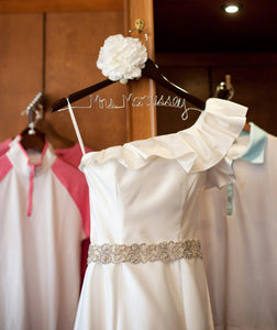 Romona Keveza One Shoulder Fit-N-Flare Gown - Romona Keveza - Nearly Newlywed Bridal Boutique - 6