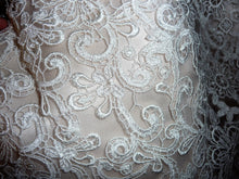 Load image into Gallery viewer, Allure Bridals &#39;2750&#39; size 10 used wedding dress close up of fabric

