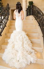 Load image into Gallery viewer, Vera Wang &#39;Lark&#39; size 2 used wedding dress back view on bride
