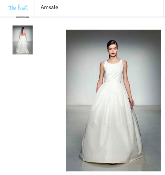 Amsale 'Astor' - Amsale - Nearly Newlywed Bridal Boutique - 1