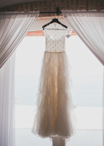 Valentino Lace & Ruffled Silk Organza Wedding Dress - Valentino - Nearly Newlywed Bridal Boutique - 4