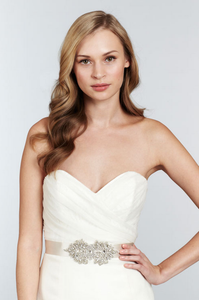 Jim Hjelm Laila Sweetheart Organza Wedding Dress - Nearly Newlywed Wedding Dress Shop - Nearly Newlywed Bridal Boutique - 2