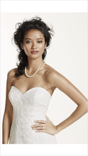 Load image into Gallery viewer, Oleg Cassini &#39;Strapless Trumpet&#39; - Oleg Cassini - Nearly Newlywed Bridal Boutique - 4
