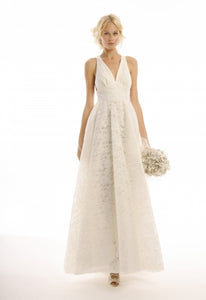 Eugenia 'Joy' size 2 used wedding dress front view on model