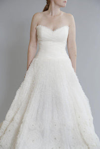 Rivini 'Kyra' Ruched Tulle Dress - Rivini - Nearly Newlywed Bridal Boutique - 3