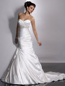 Sottero and Midgley 'Adorae' size 12 used wedding dress front view on model