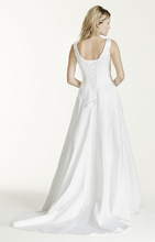 Load image into Gallery viewer, David&#39;s Bridal &#39;T9861 Off-the-shoulder with Side Draping&#39;

