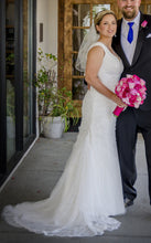 Load image into Gallery viewer, Jewel Off The Shoulder Trumpet Gown - Jewel - Nearly Newlywed Bridal Boutique - 1
