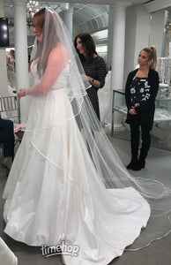 Paloma Blanca '4850' wedding dress size-10 NEW