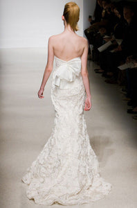 Amsale 'Penelope' Floral Wedding Dress - Amsale - Nearly Newlywed Bridal Boutique - 2