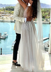 Liz martinez 'Marigold ' wedding dress size-04 PREOWNED