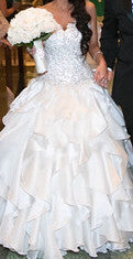 Pnina Tornai 'Lace Corset Dress' - Pnina Tornai - Nearly Newlywed Bridal Boutique - 4