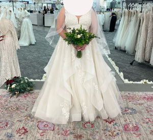 Morilee '3284' wedding dress size-24 NEW