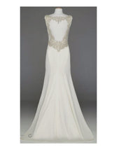 Load image into Gallery viewer, Galina &#39;SWg564&#39; size 8 new wedding dress back view on mannequin
