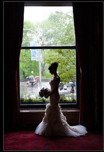 Vera Wang 'Kirsten' Ivory Flange Wedding Dress - Vera Wang - Nearly Newlywed Bridal Boutique - 2