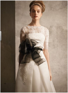 Vera Wang  'Satin Faced Organza Gown' - Vera Wang - Nearly Newlywed Bridal Boutique - 2