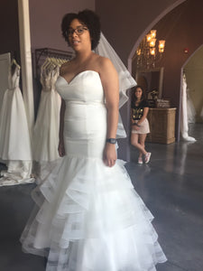 Sincerity '44047' wedding dress size-14 NEW