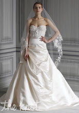 Load image into Gallery viewer, Monique Lhuillier &#39;Poppy&#39; size 2 new wedding dress front view on model
