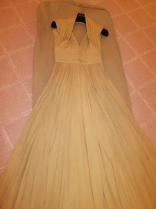 Elie Saab Halter Neck Pleated Silk Gown - Elie Saab - Nearly Newlywed Bridal Boutique - 3