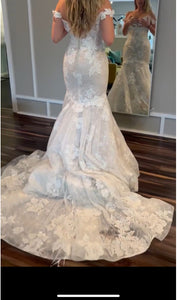 Justin Alexander '#99089' wedding dress size-06 SAMPLE