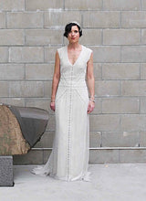 Load image into Gallery viewer, Caroline Seikaly &#39;Joanna&#39; French Lace Gown
