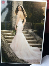 Load image into Gallery viewer, Essence of Australia &#39;Blush&#39; size 10 new wedding dress  back view on model
