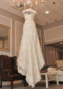 Pnina Tornai P74093x Lace Wedding Dress - Pnina Tornai - Nearly Newlywed Bridal Boutique - 4
