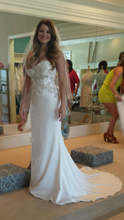 Load image into Gallery viewer, Casablanca &#39;2202&#39; size 2 new wedding dress side view on bride
