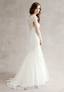 Jenny Yoo 'Leila' Lace Back - Jenny Yoo - Nearly Newlywed Bridal Boutique - 3