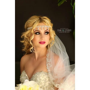 Stephen Yearick 'Crystal Studded Mermaid Dress' - Stephen Yearick - Nearly Newlywed Bridal Boutique - 4