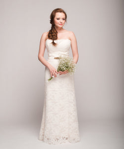 Tara Keely '2053' Lace Strapless Gown - Tara Keely - Nearly Newlywed Bridal Boutique - 7