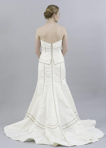 Anne Barge La Fleur LF202 Ivory Silk Gown - Anne Barge - Nearly Newlywed Bridal Boutique - 2