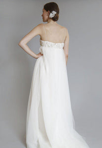 Amsale 'Juliette' Ivory Tulle Gown - Amsale - Nearly Newlywed Bridal Boutique - 3