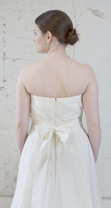 Amsale 'Harlow' Ivory Organza Gown - Amsale - Nearly Newlywed Bridal Boutique - 2
