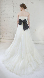 Vera Wang Luxe Pleated French Tulle Gown - Vera Wang - Nearly Newlywed Bridal Boutique - 1