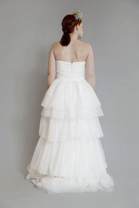 Monique Lhuillier 'Atelier' Silk Tulle Dress - Monique Lhuillier - Nearly Newlywed Bridal Boutique - 3