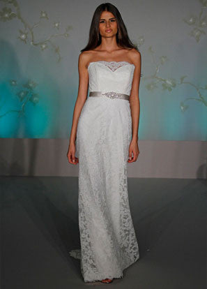 Tara Keely '2053' Lace Strapless Gown - Tara Keely - Nearly Newlywed Bridal Boutique - 1
