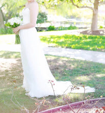 Load image into Gallery viewer, Maggie Sottero &#39;Patience&#39; size 6 used wedding dress side view on bride
