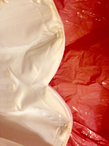 Allure 'W353' size 6 used wedding dress close up view of fabric