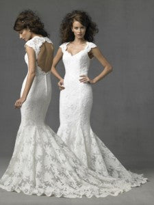 Custom 'Romantic Lace Open Back' - Custom - Nearly Newlywed Bridal Boutique - 5