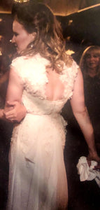 Elie Saab 'Galant' size 4 new wedding dress back view on bride