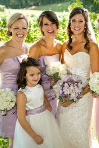 Elizabeth Fillmore 'Amelia' Ivory Silk & Lace Wedding Dress - Elizabeth Fillmore - Nearly Newlywed Bridal Boutique - 3
