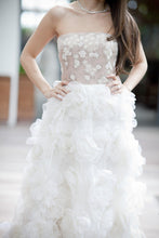 Load image into Gallery viewer, Valentino Blush Rosette Gown - Valentino - Nearly Newlywed Bridal Boutique - 3
