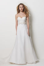 Load image into Gallery viewer, Watters Carmel Silk Organza Gown - Watters - Nearly Newlywed Bridal Boutique - 4
